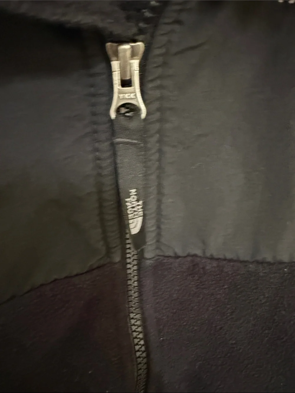 The North Face Kids Black Zip Fleece Jacket